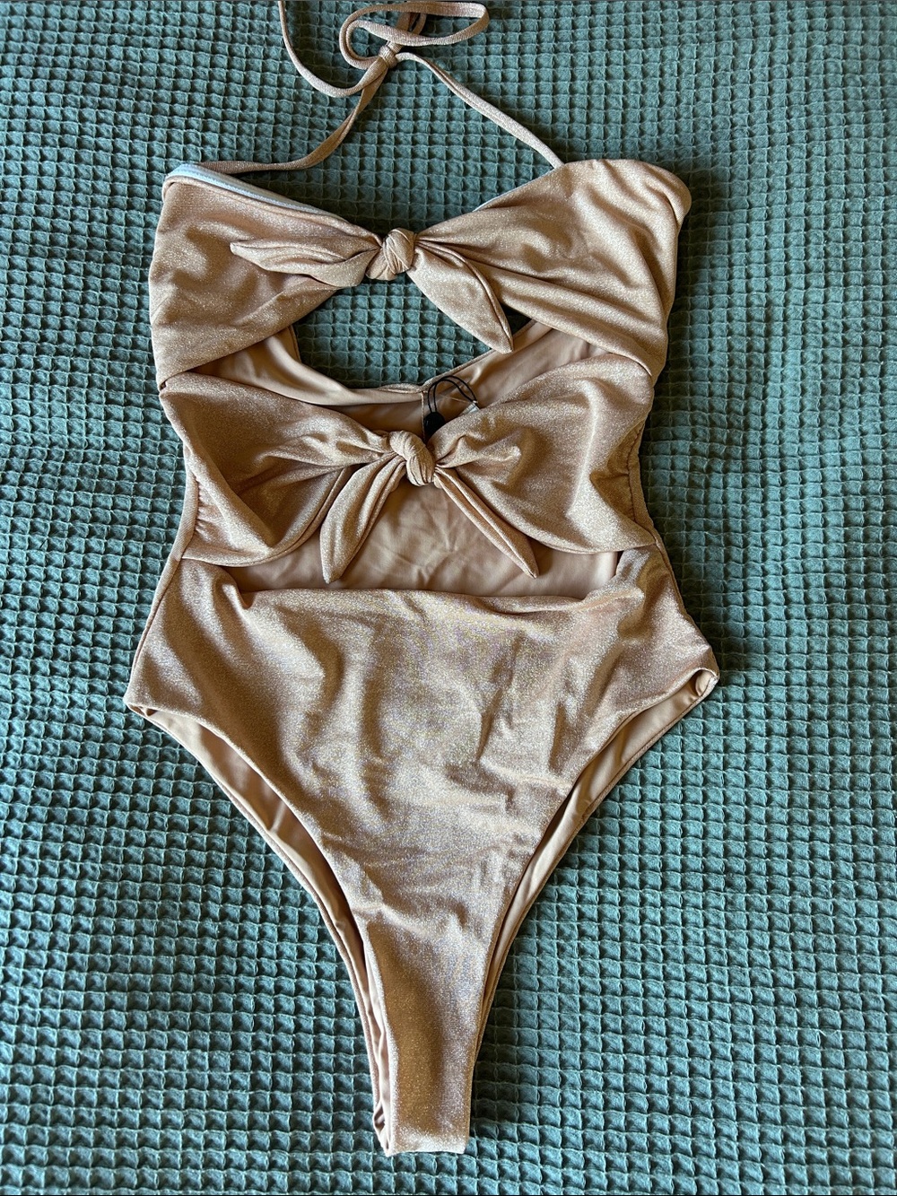 Amuse Society Shimmery One-Piece Swimsuit